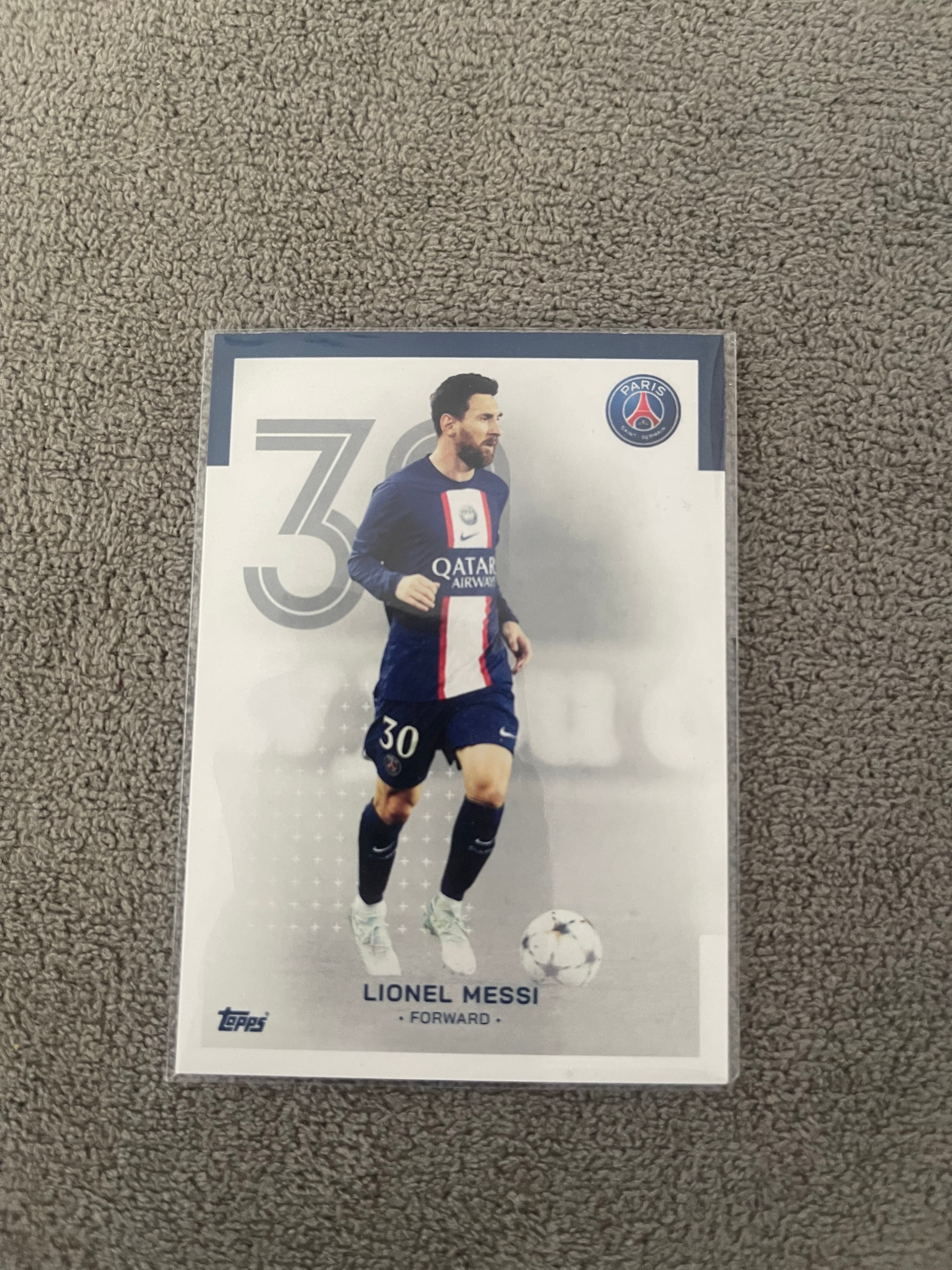 Lionel Messi 2023 Psg Team Card Topps