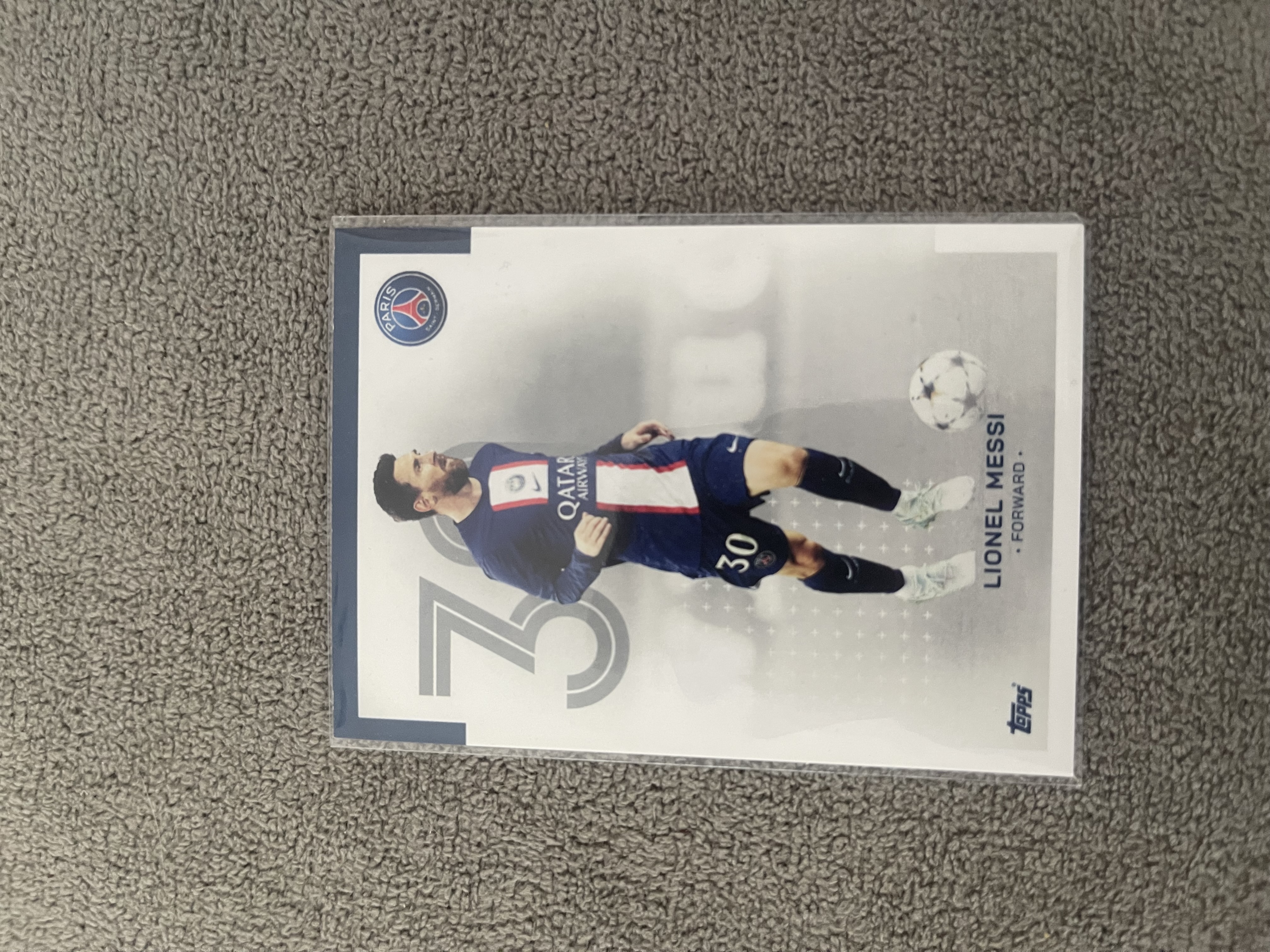 Lionel Messi 2023 Psg Team Card Topps